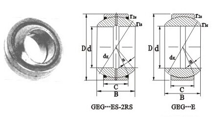 GEG...(E)ES-2RS spherical plain bearing