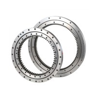 Three-row Crossed Roller Slewing Bearing With Internal Teeth