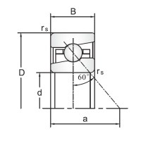 76030 Ball Screw Support Bearings