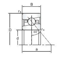 TAC/BS series Ball Screw Support Bearings