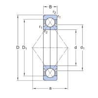 Four Point Contact Ball Bearing