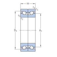 High Speed Double Direction Angular Contact Thrust Ball Bearing