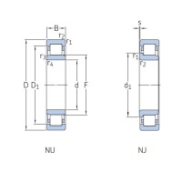 Single Row Cylindrical Roller Bearing