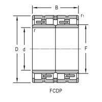 Four Row Cylindrical Roller Bearing