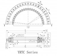 YRTC Series Rotary Table Bearing