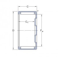 BK Series Drawn cup needle roller bearings