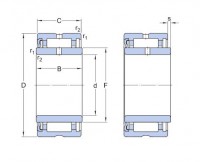 NA49...RS Series Needle roller bearings with machined rings with an inner ring