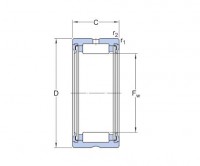 RNA49...2RS Series Needle roller bearings with machined rings without an inner ring