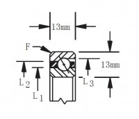 Metric Series Angular Contact Ball Bearing