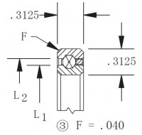 Stainless Steel Four Point Angular Contact Ball Bearing