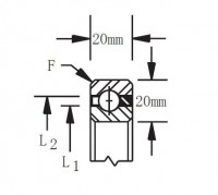 Metric Series Deep Groove Ball Bearing