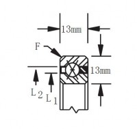 Metric Series Four Point Angular Contact Ball Bearing