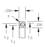 Open Type Angular Contact Ball Bearing