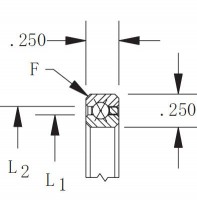 Four Point Angular Contact Ball Bearing